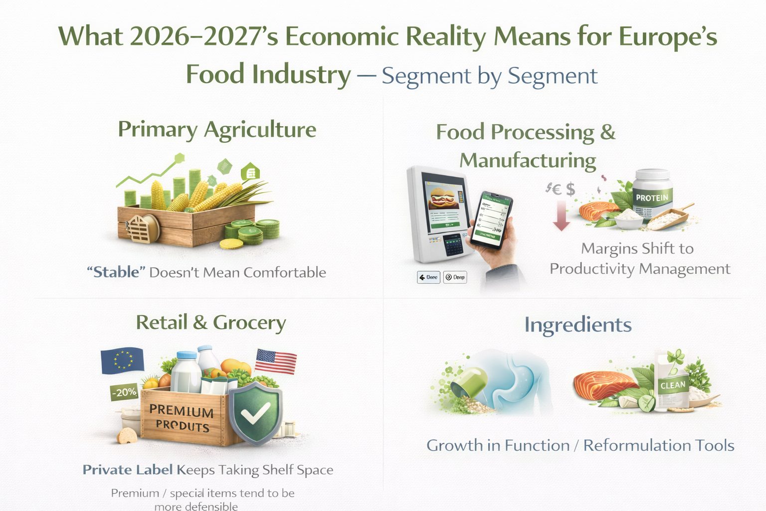 Tulipro insight cover: the European food industry in 2026